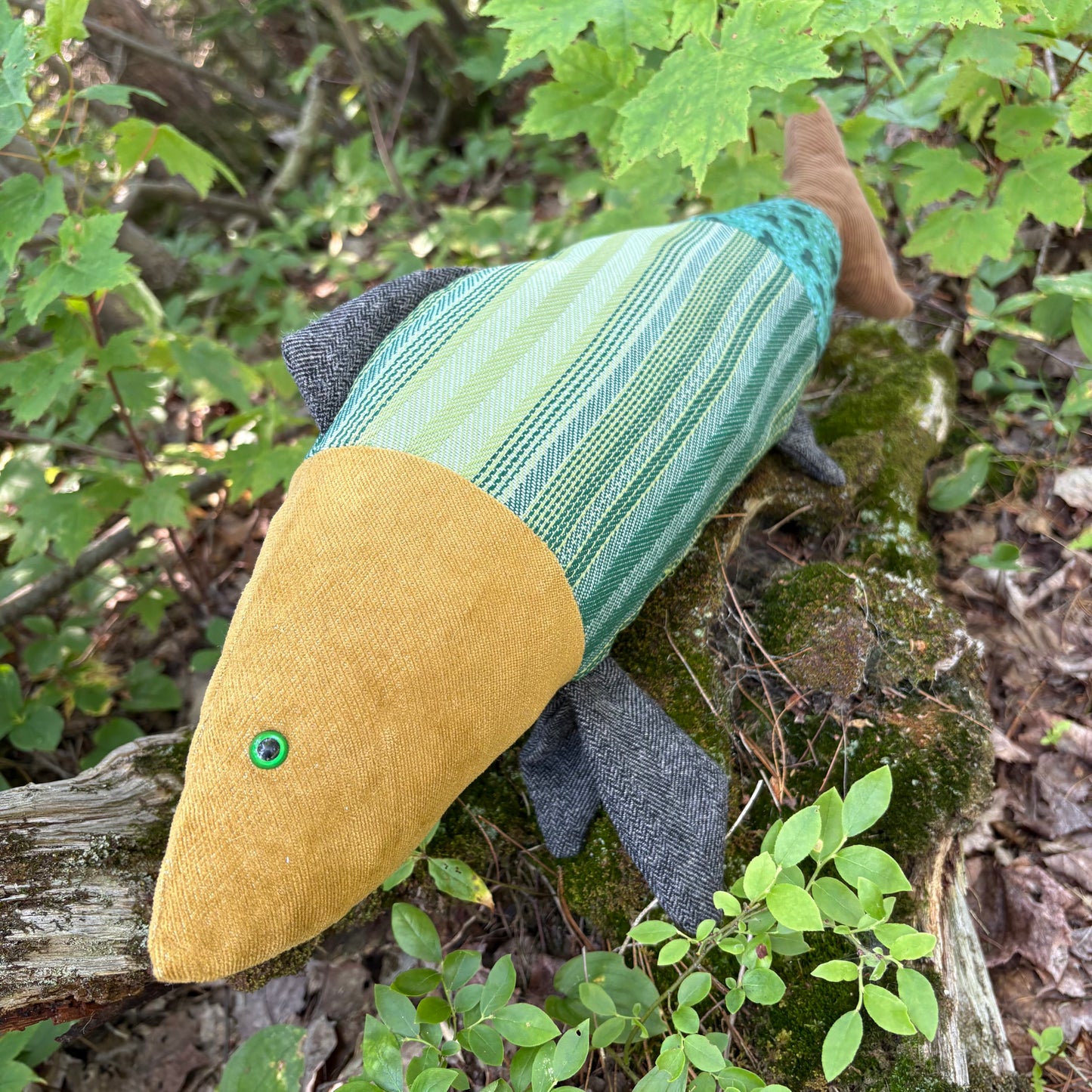 Lucky Lenny Textile Fish/ Door Stopper/ Draft Blocker