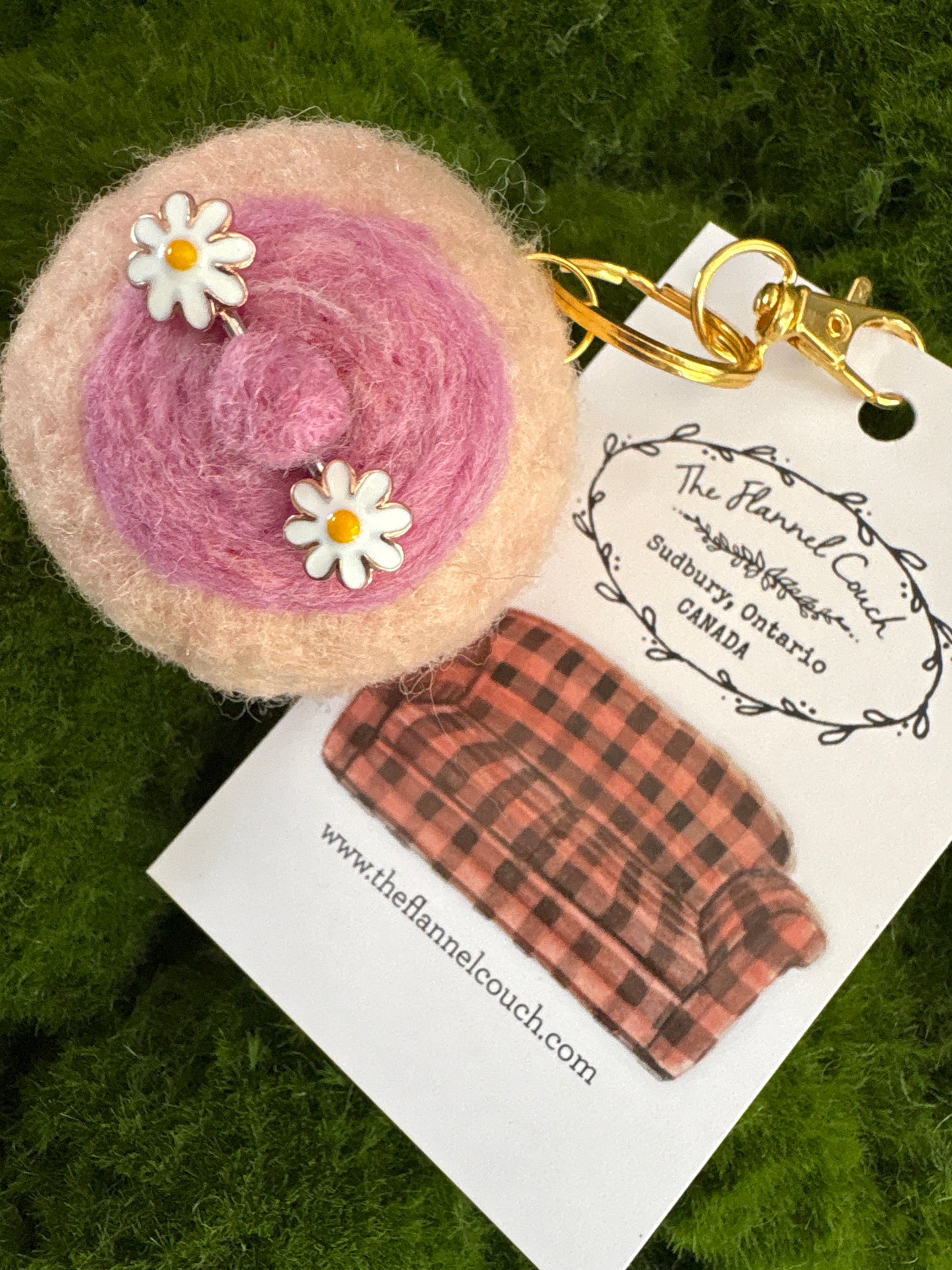 Felted Boobies Keychains