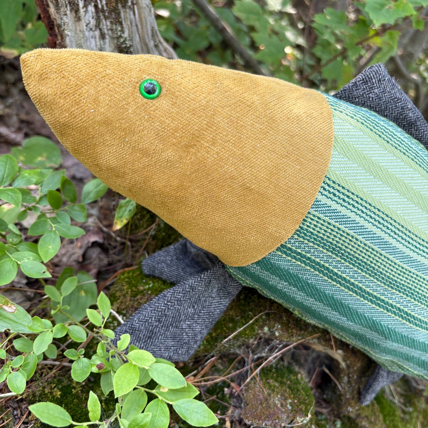Lucky Lenny Textile Fish/ Door Stopper/ Draft Blocker