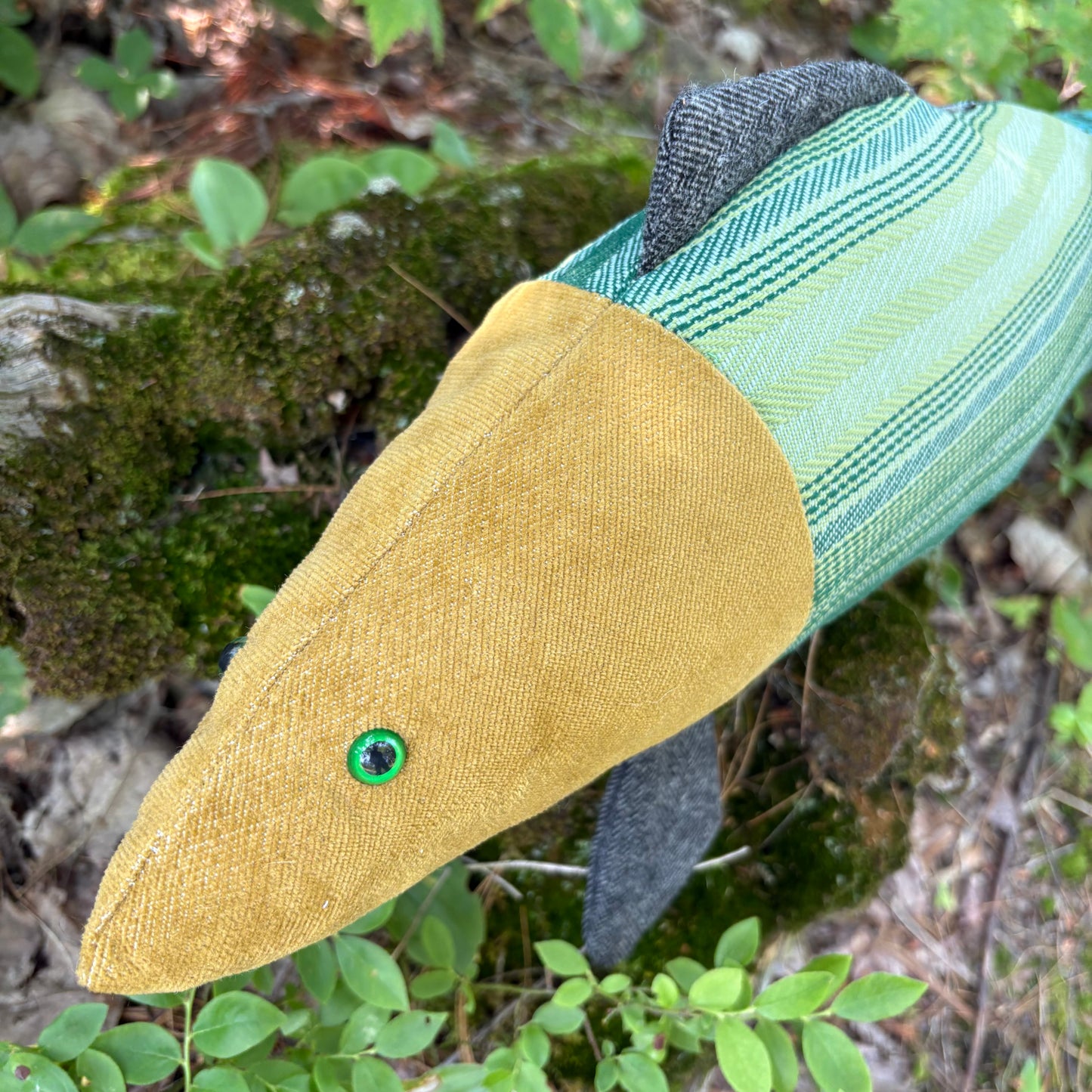 Lucky Lenny Textile Fish/ Door Stopper/ Draft Blocker