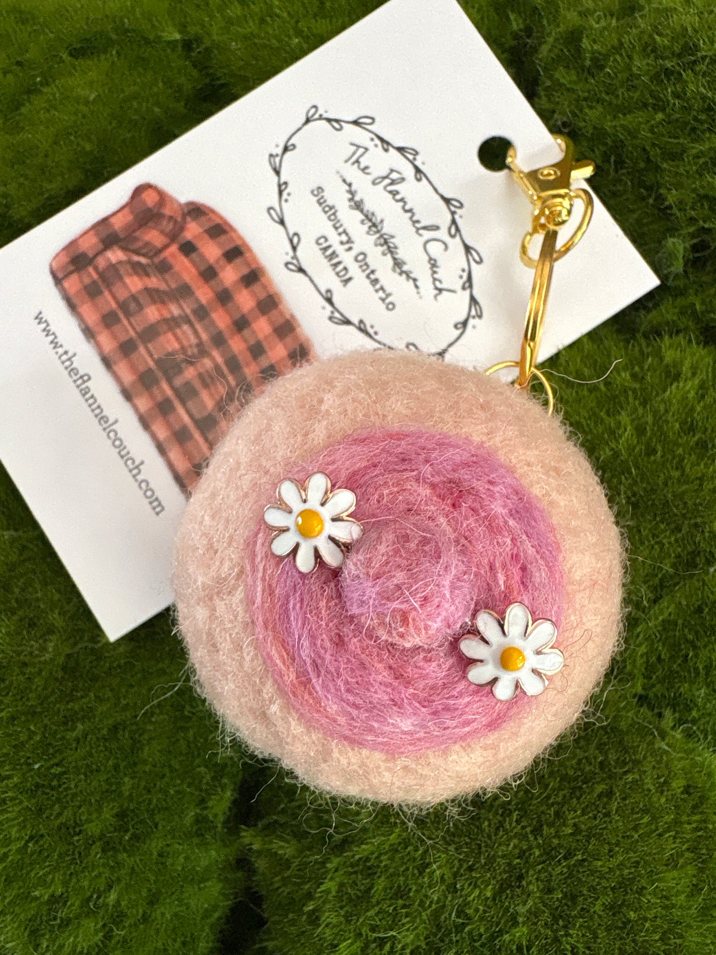 Felted Boobies Keychains