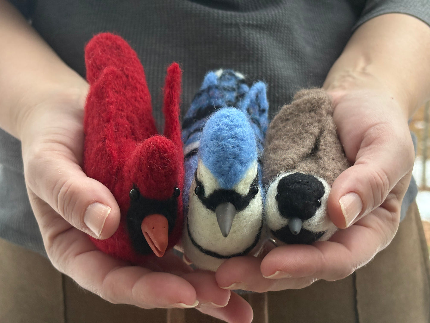 Winged Trinity Bird Felting Workshop/Chickadee (2nd Session)/ Perk and Pine/ Sunday March 1, 2026 11am-2pm
