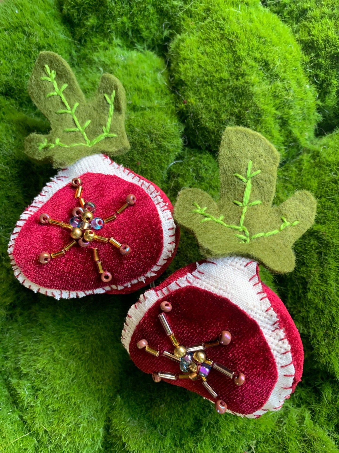 Fig Velvet Jewelled - The Flannel Couch