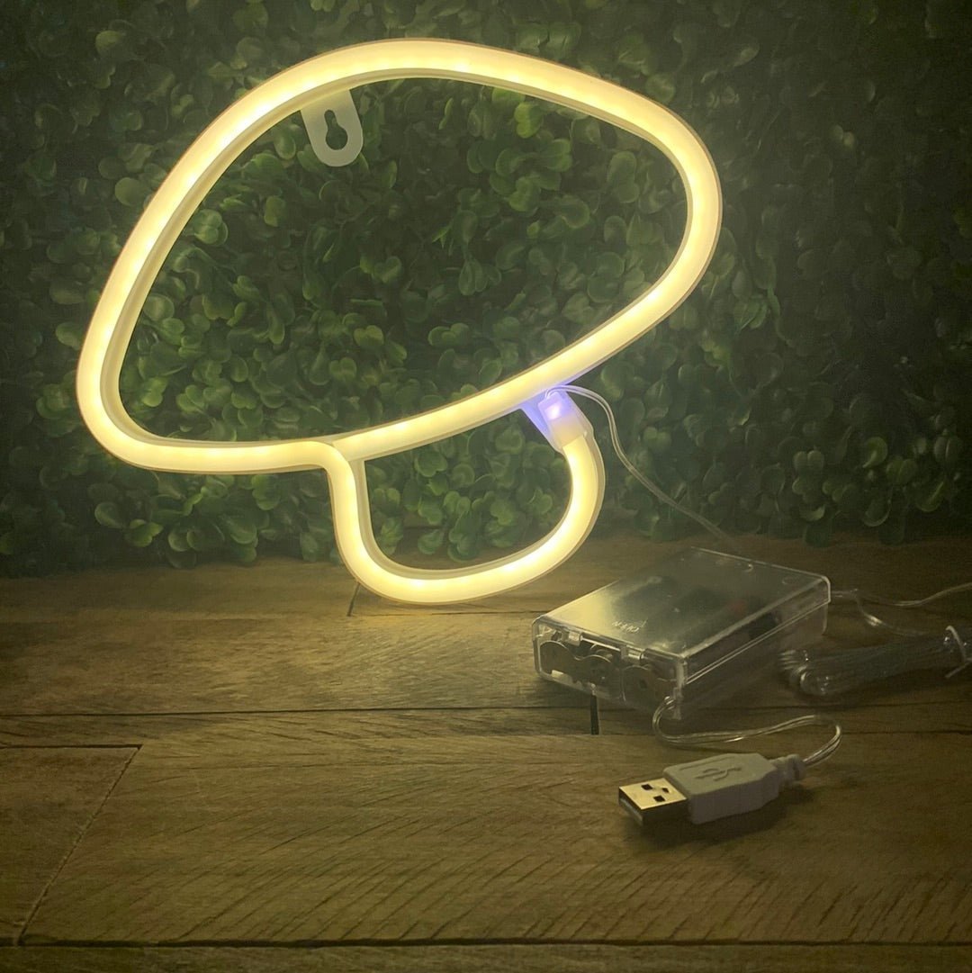Fungi Neon Light/ Warm White - The Flannel Couch