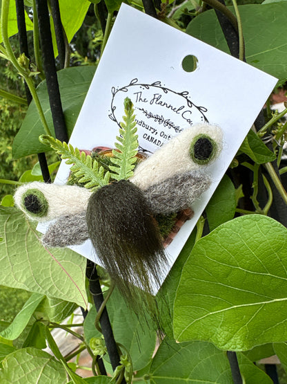 Felted Moth/ Butterfly Magnets