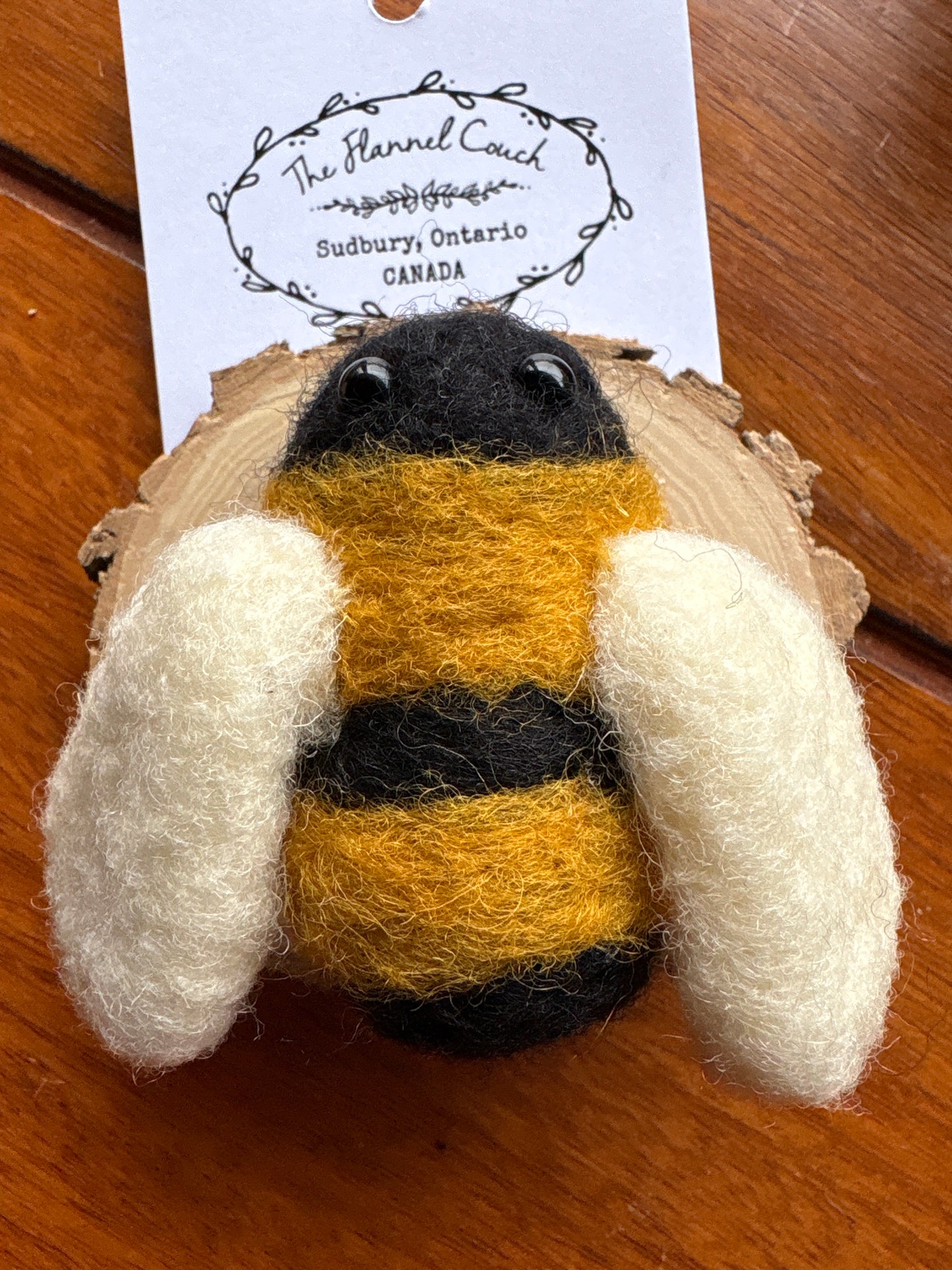 Needle Felted Bees