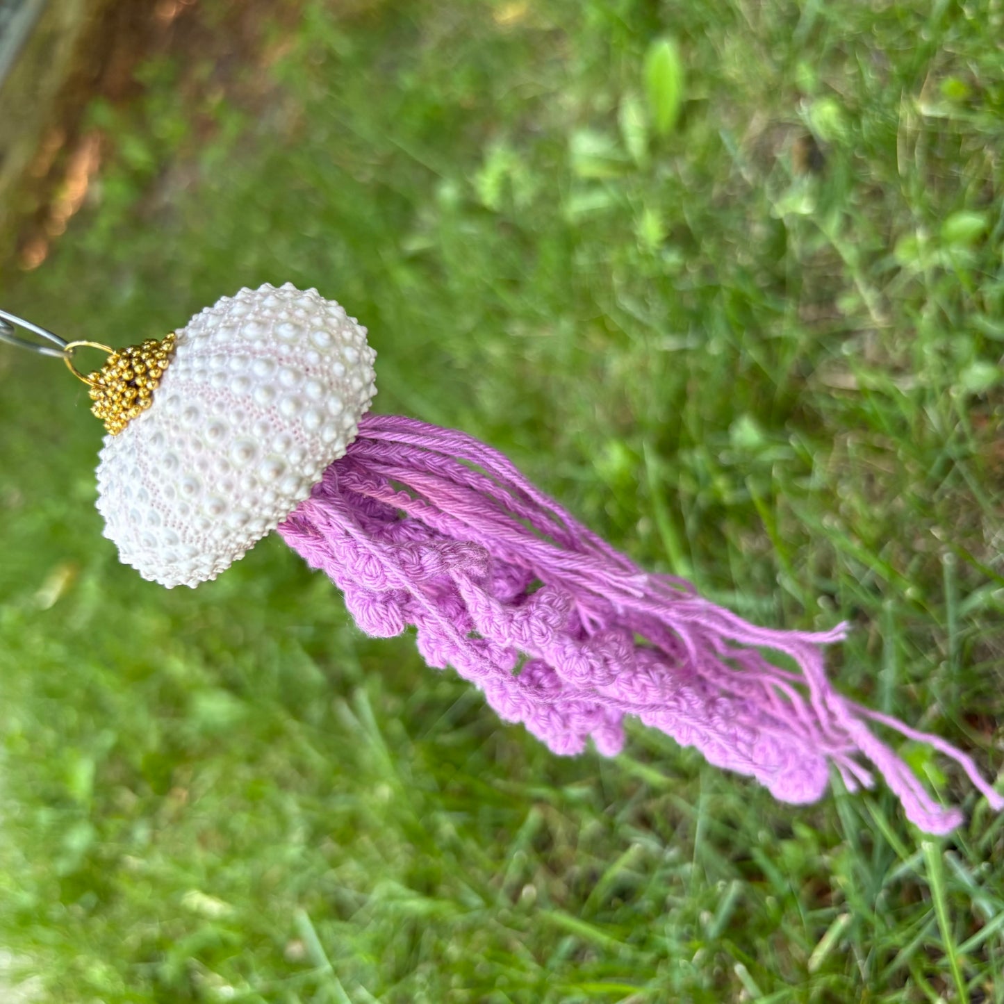 Organic Multi Media Jellyfish Ornament