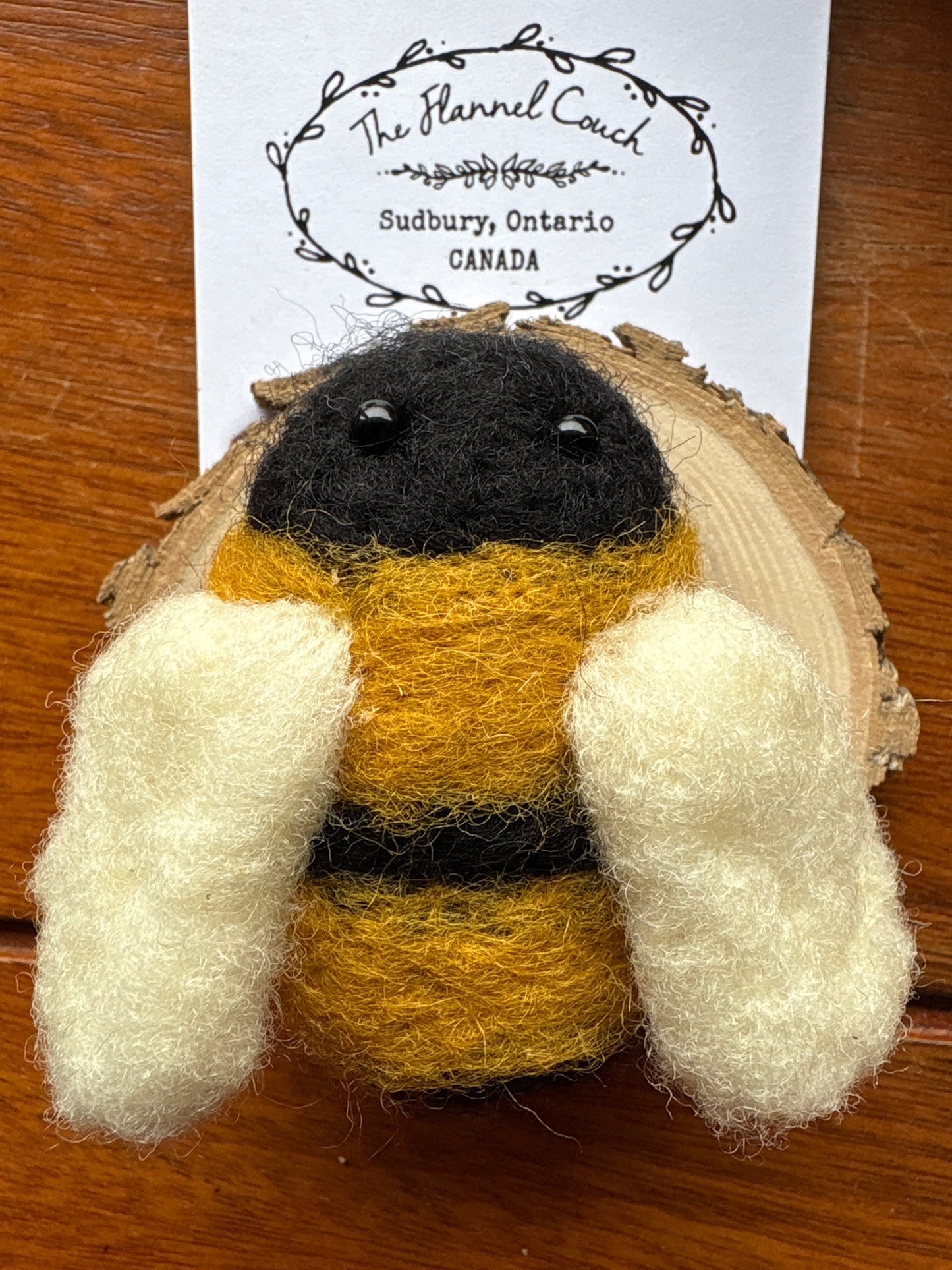 Needle Felted Bees