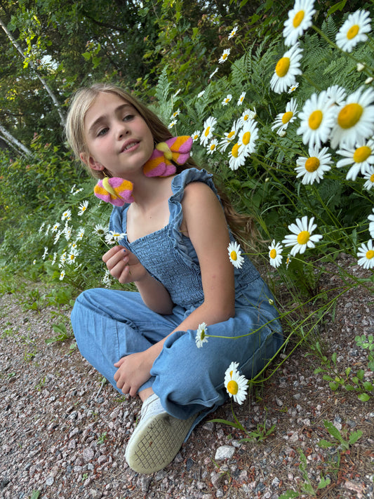 Felted Moth & Butterfly Earrings