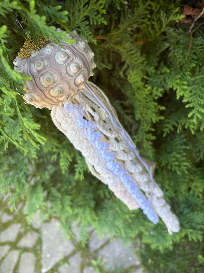 Organic Multi Media Jellyfish Ornament