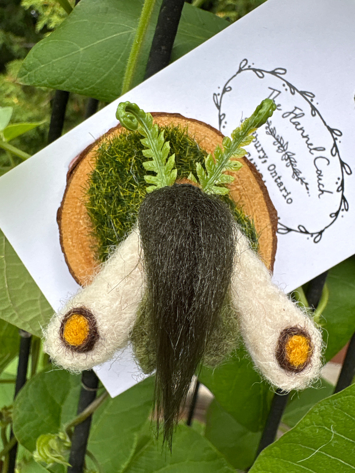 Felted Moth/ Butterfly Magnets