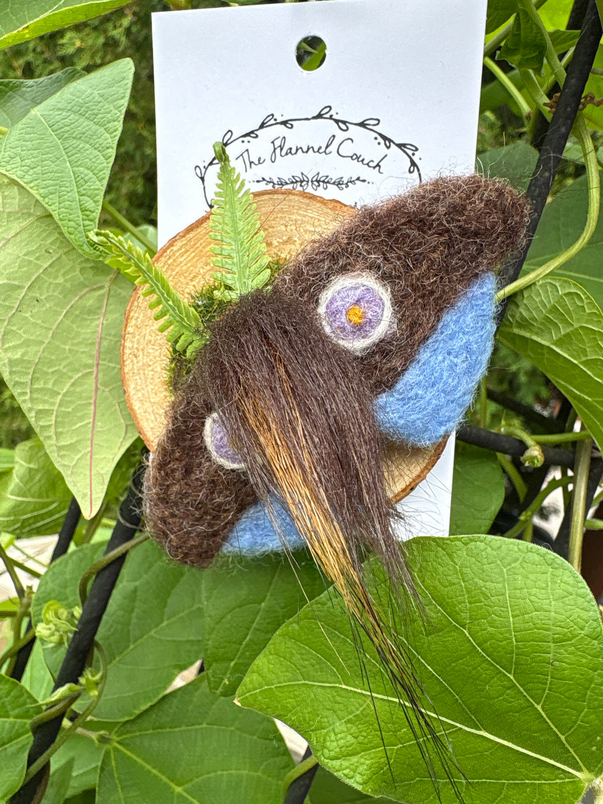 Felted Moth/ Butterfly Magnets