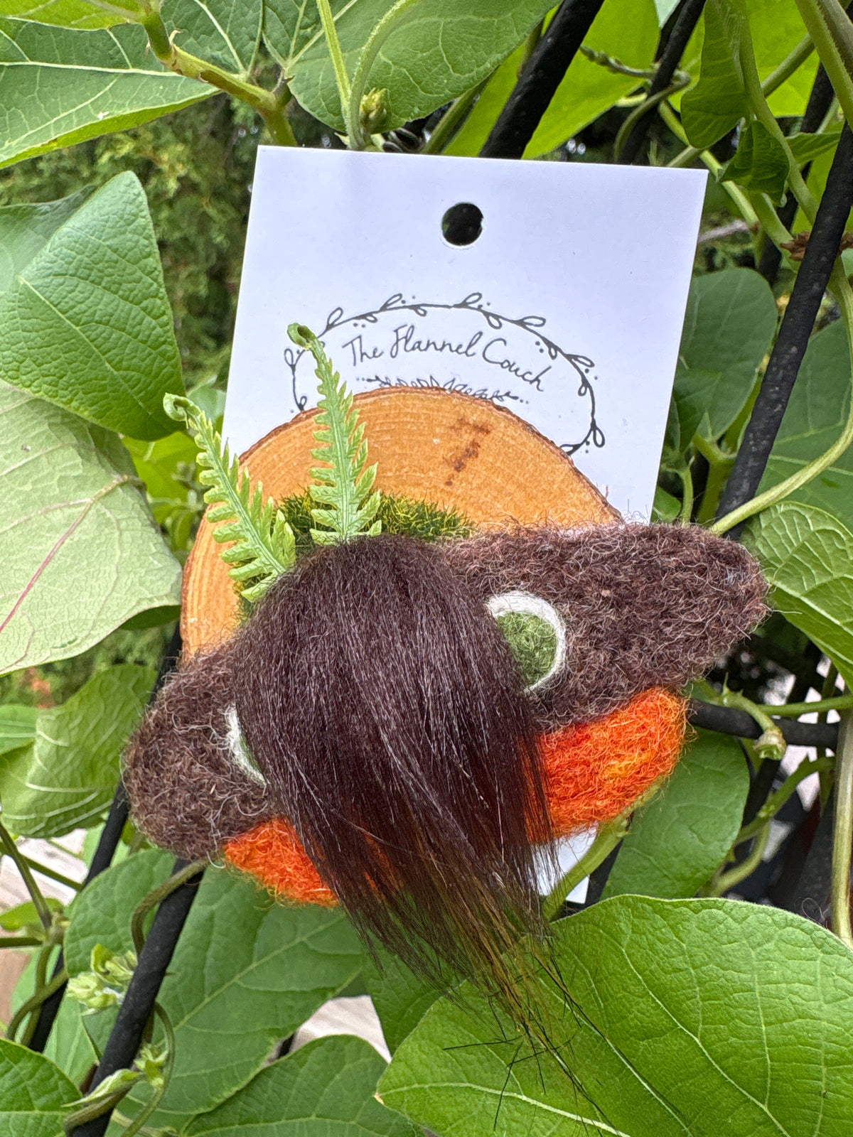 Felted Moth/ Butterfly Magnets