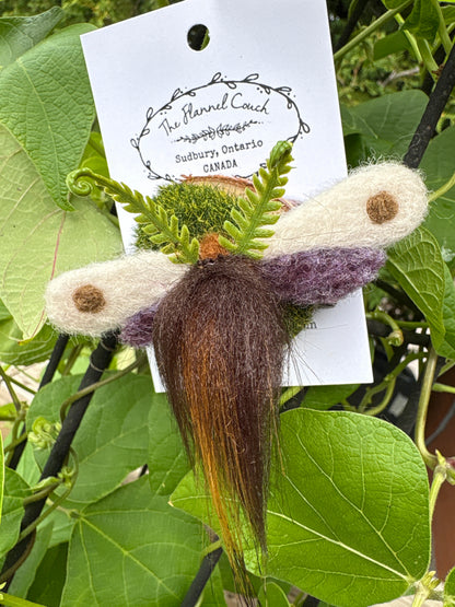 Felted Moth/ Butterfly Magnets