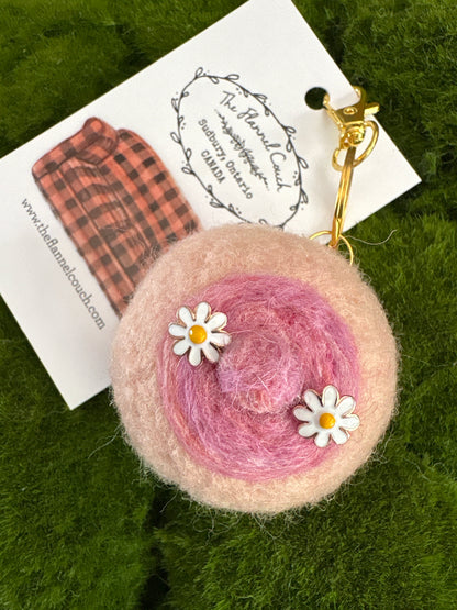 Felted Boobies Keychains