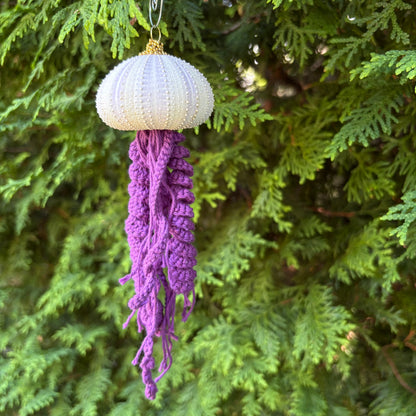 Organic Multi Media Jellyfish Ornament