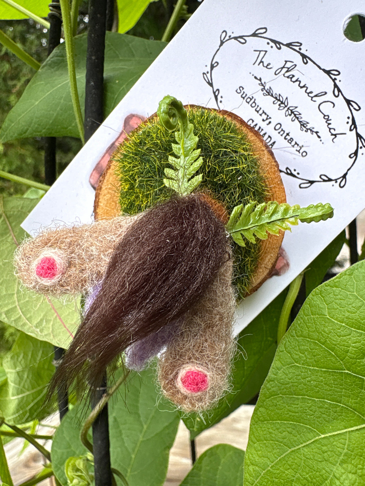 Felted Moth/ Butterfly Magnets
