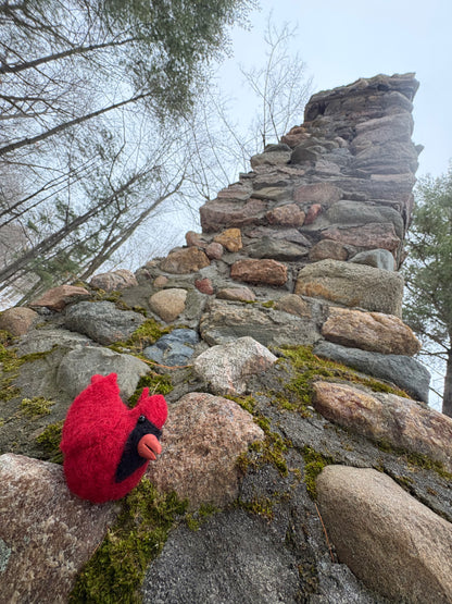 Winged Trinity Bird Felting Workshop/Cardinal/ Perk and Pine/ Saturday March 28, 2026 11am-2pm
