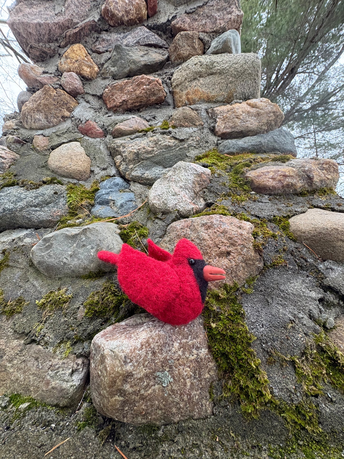 Winged Trinity Bird Felting Workshop/Cardinal/ Perk and Pine/ Saturday March 28, 2026 11am-2pm