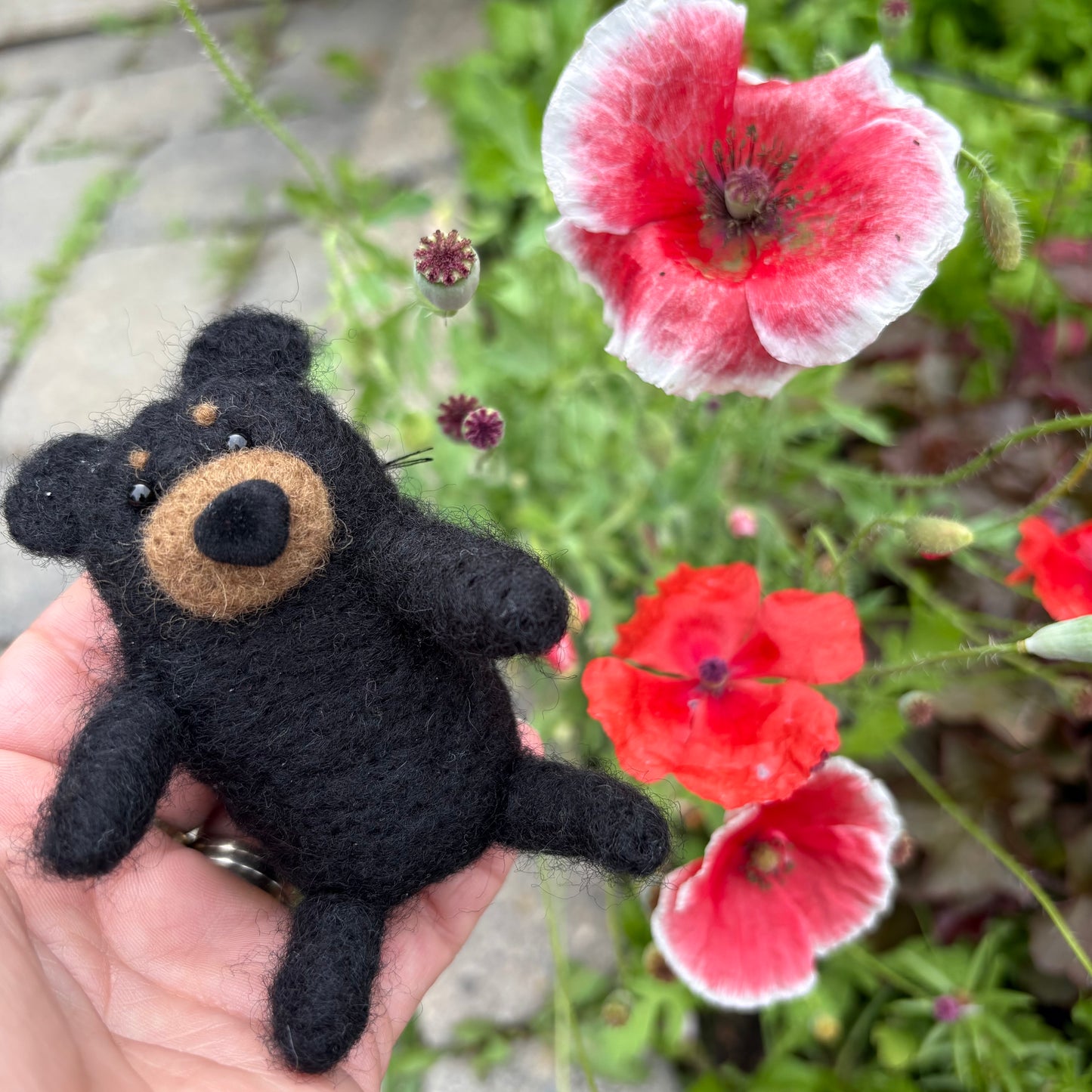 Biz the Bear Felting Workshop_Perk and Pine Café_Saturday August 29, 2026_11am-2pm