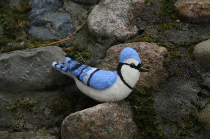 Winged Trinity Bird Felting Workshop/Bluejay/ Perk and Pine/ Saturday April 25, 2026 11am-2pm