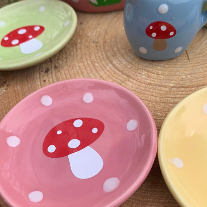 Amanita Muscaria Tea Time Party Set/ Ceramic Multicoloured - The Flannel Couch
