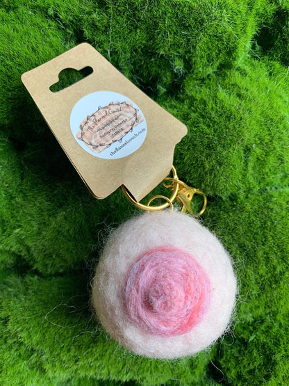 Felted Boobies Keychains - The Flannel Couch