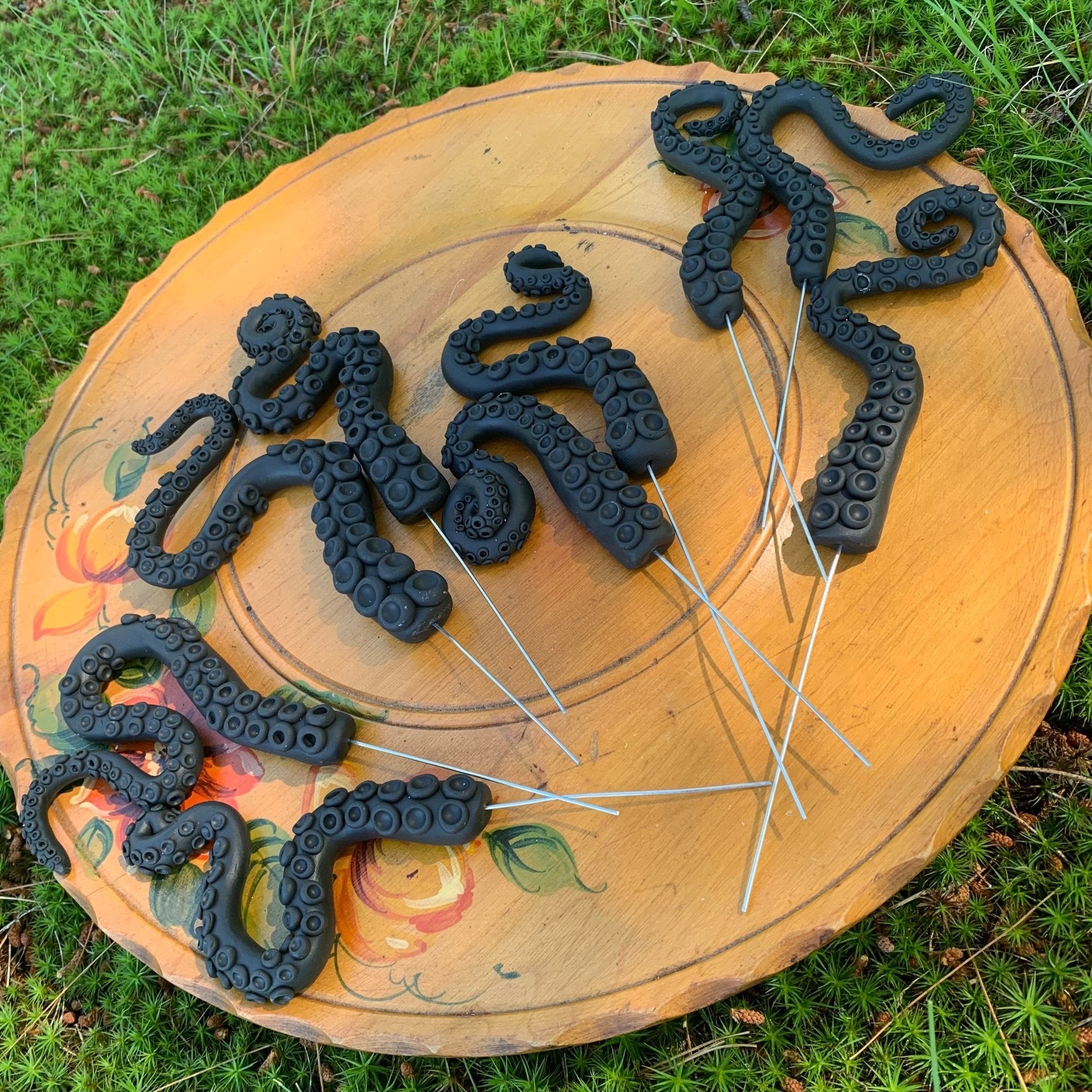 Kraken Polymer Clay #plantspike - The Flannel Couch