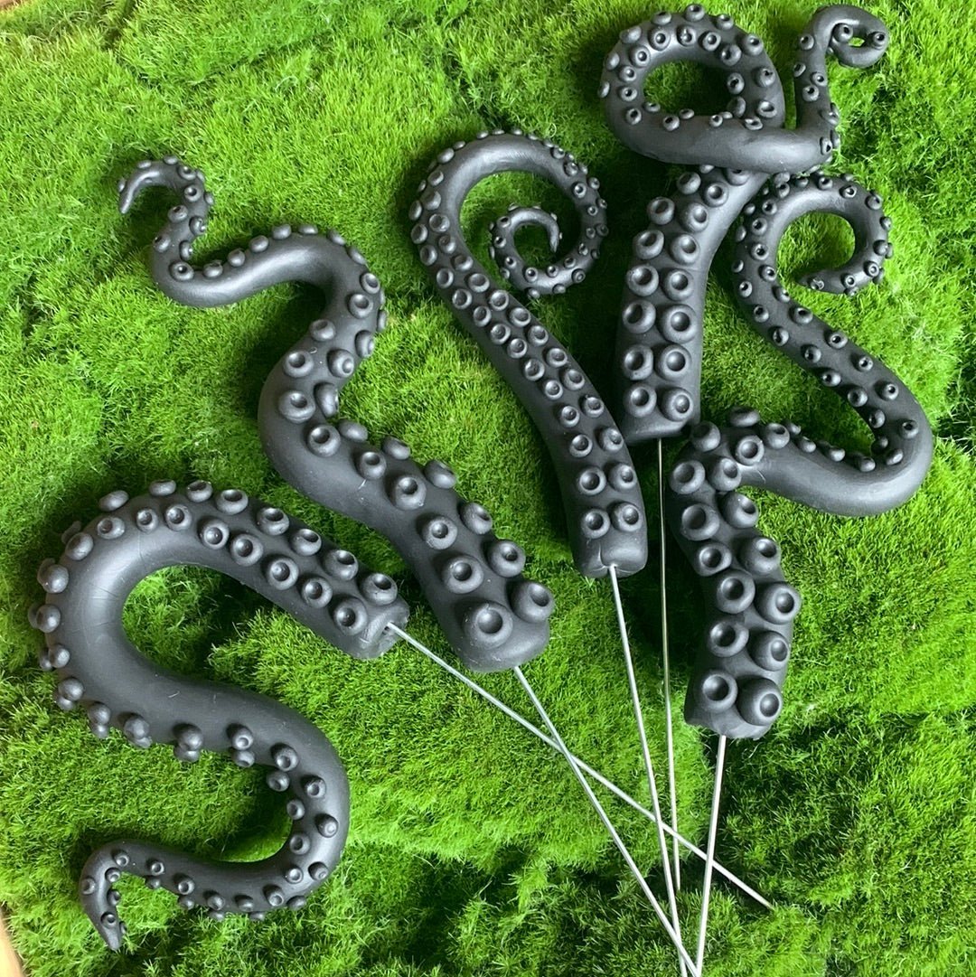 Kraken Polymer Clay #plantspike - The Flannel Couch