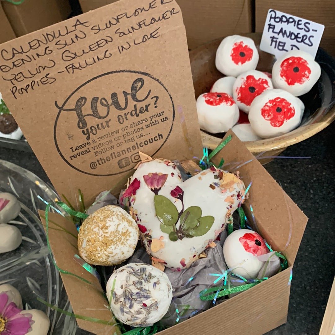Organic Seed Bombs - The Flannel Couch