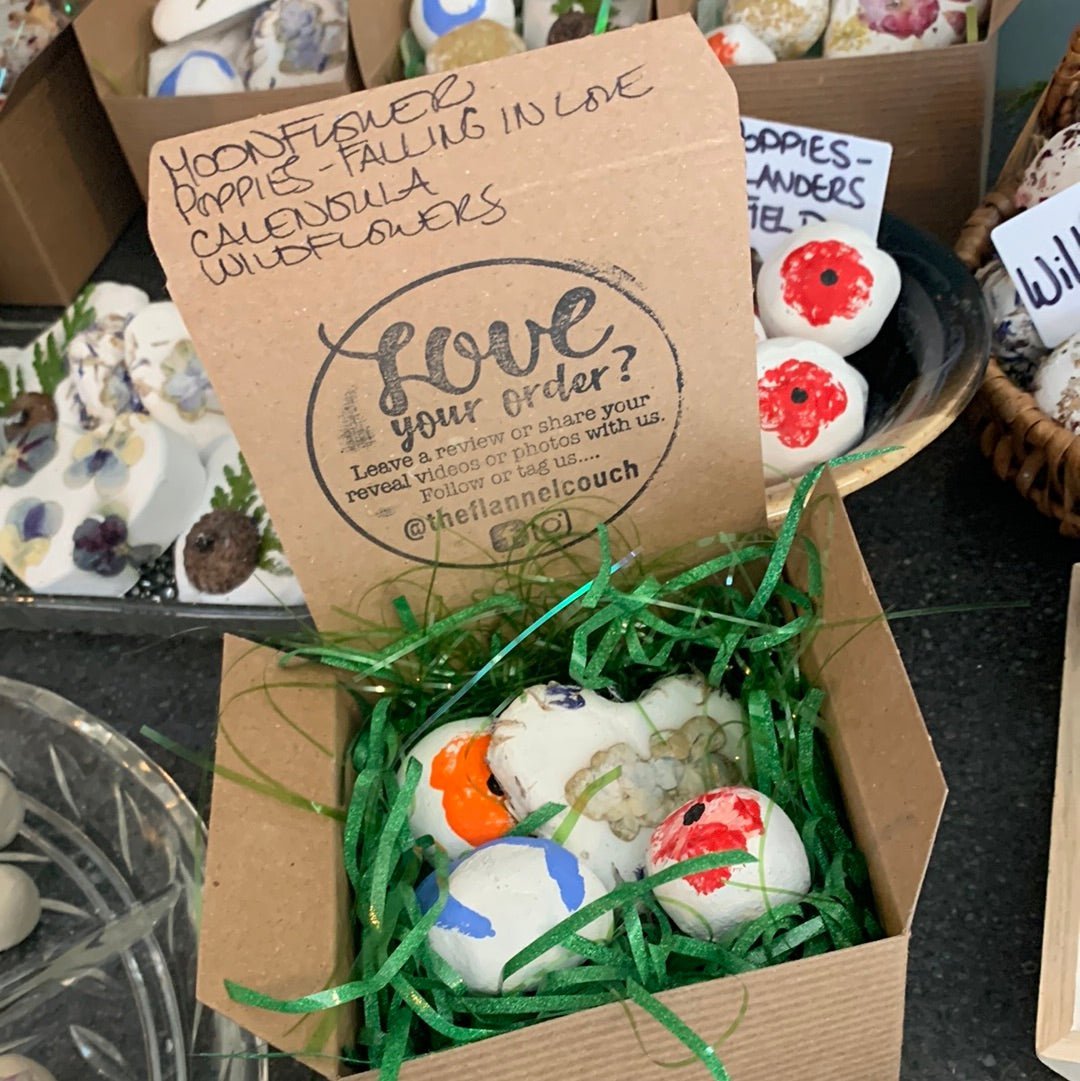 Organic Seed Bombs - The Flannel Couch