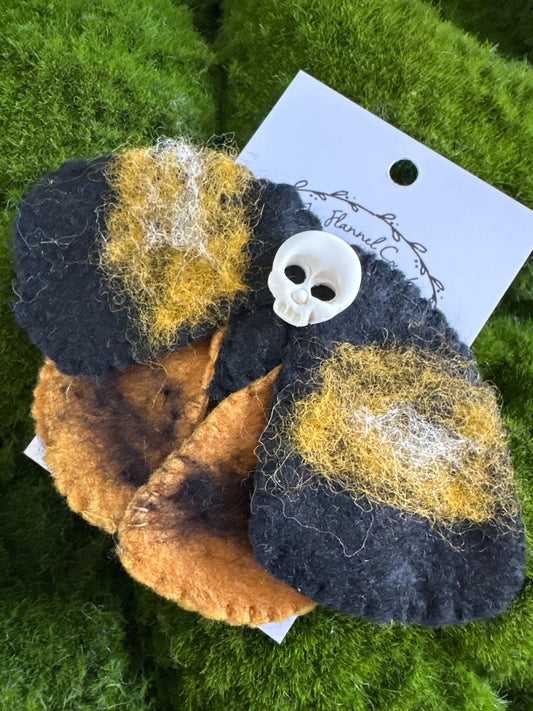 Textile Moth Magnets - The Flannel Couch