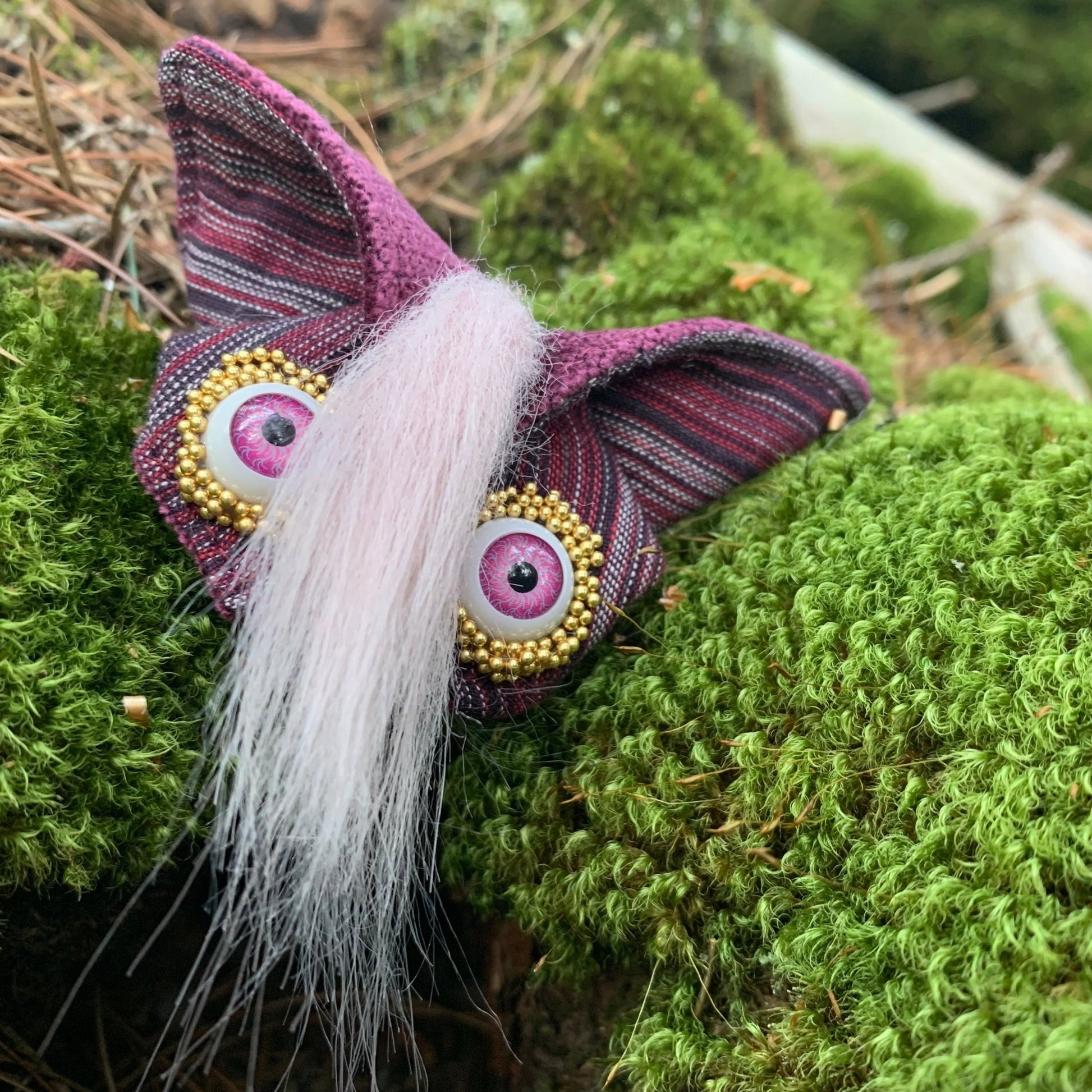 Textile Moth Pin/ Brooch - The Flannel Couch